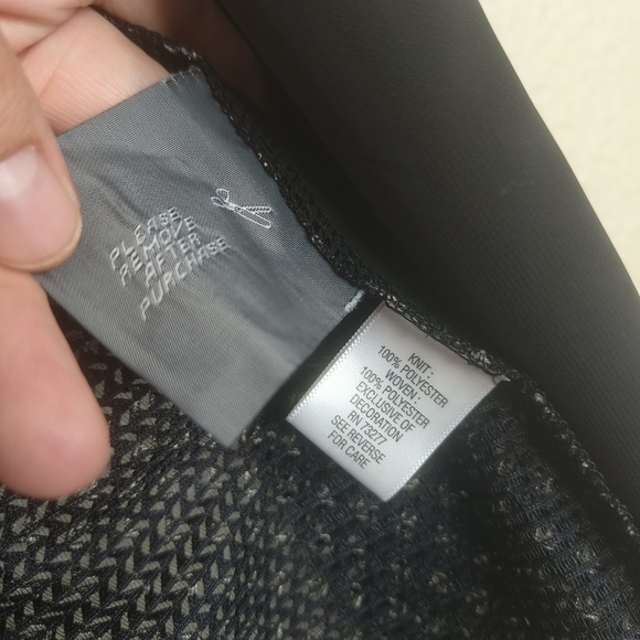 Dana Buchman Lightweight women's open vest Kim Extra large size black white dots - Picture 9 of 10